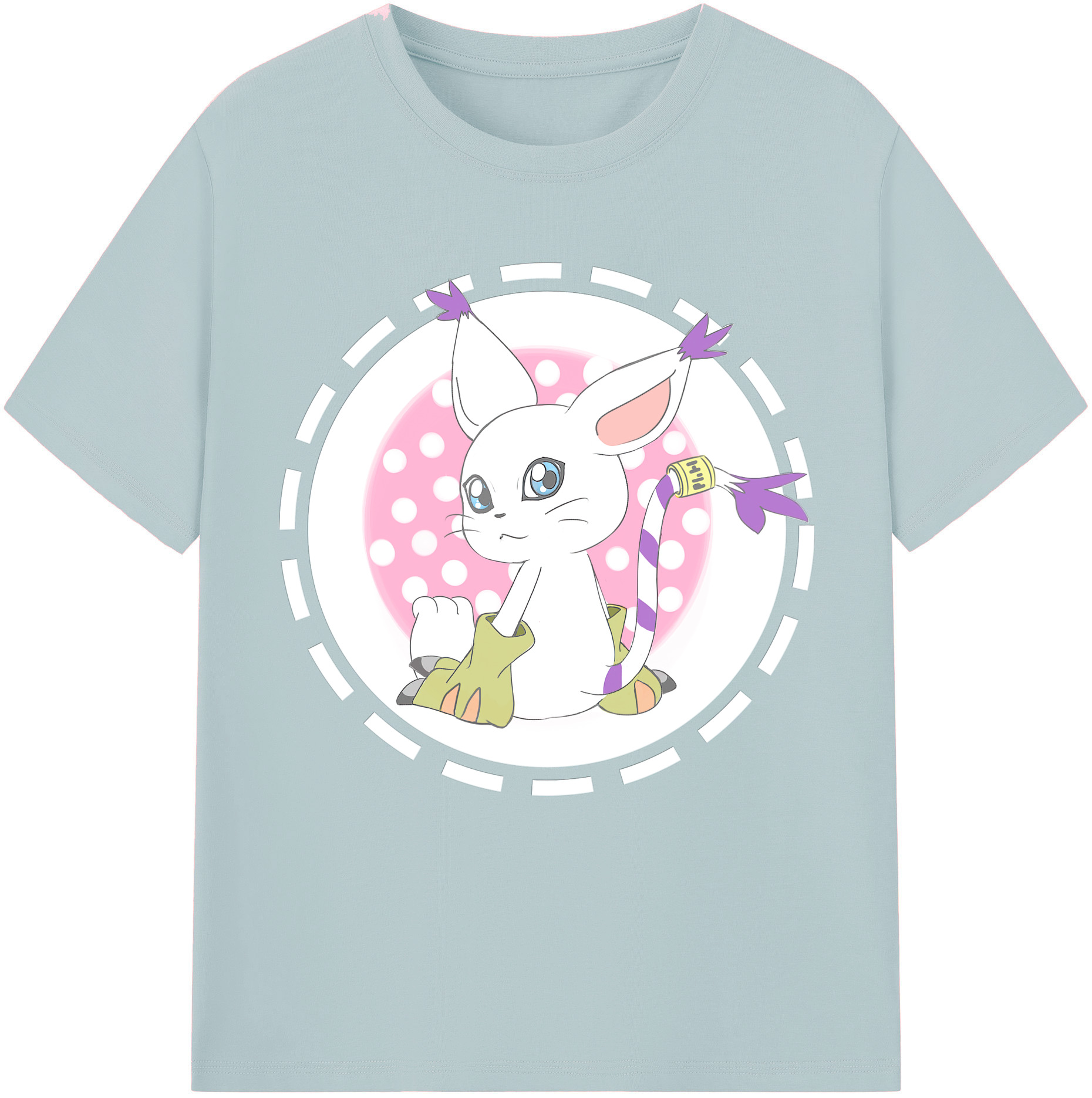 （画像用） Digimon デジタルモンスター/デジモン 綿100％半袖Tシャツ（フロントプリント）